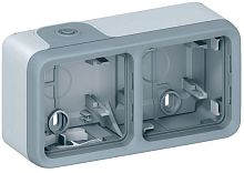 Коробка для наружнего монтажа Legrand Plexo 2-м. IP55 серый картинка